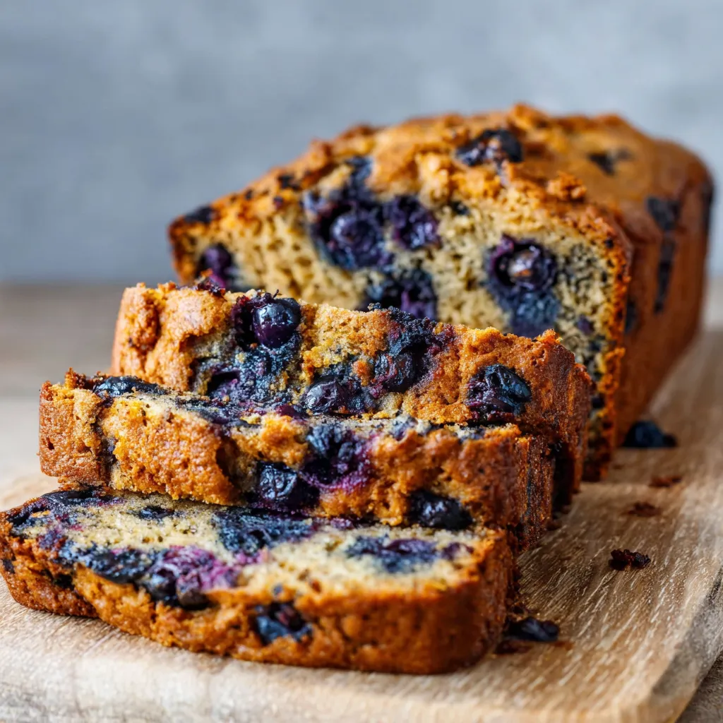 Blaubeer-Zucchini-Brot: Gesund, feucht und köstlich!