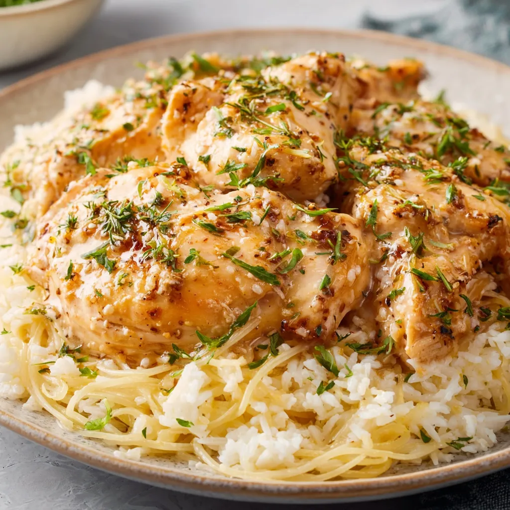 CREAMY CROCKPOT ANGEL CHICKEN – dishlic