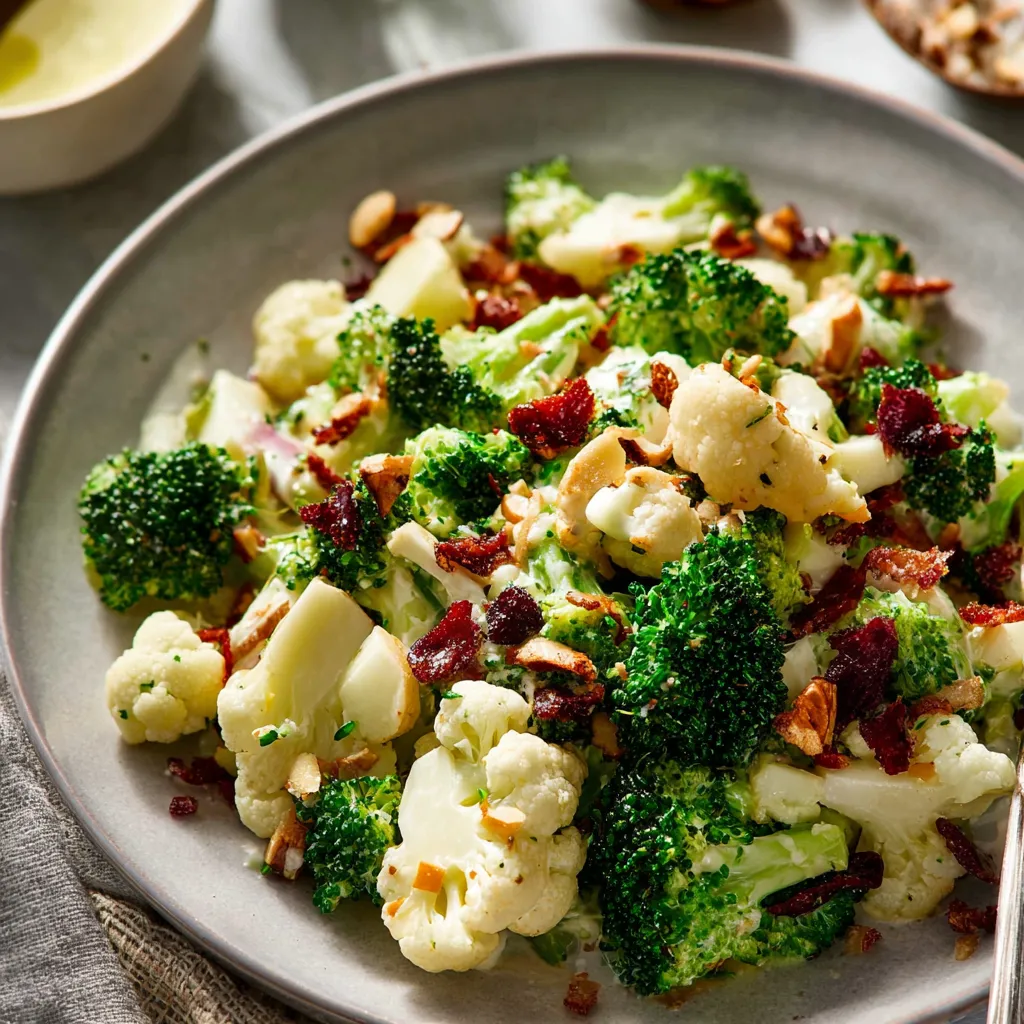 CRUNCHY APPLE BROCCOLI SALAD – dishlic