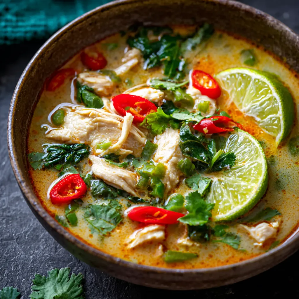 EINFACHSTE THAI-HÜHNER-SUPPE – dishlic