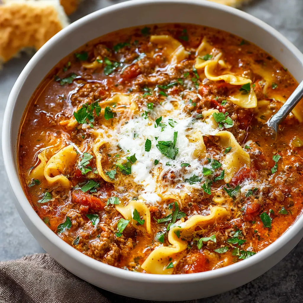 LASAGNA SOUP: CRAZY DELICIOUS! – dishlic