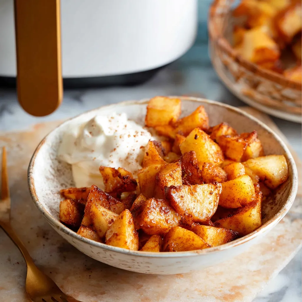 PERFECT AIR FRYER APPLES – dishlic